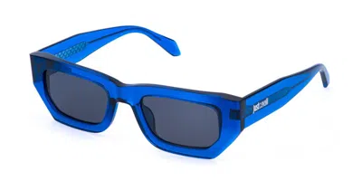 Just Cavalli Sjc170 0agq Occhiali Da Sole Blu Per Donna In Blue