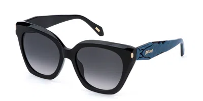 Just Cavalli Sjc172 700y Occhiali Da Sole Neri Per Donna In Black