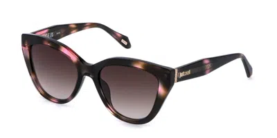 Just Cavalli Sjc173 01gq Occhiali Da Sole Tartarugatishell Per Donna In Black