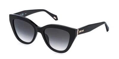 Just Cavalli Sjc173 0700 Occhiali Da Sole Neri Per Donna In Black