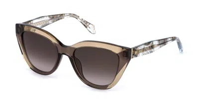 Just Cavalli Sjc173v 0805 Occhiali Da Sole Marroni Per Donna In Brown
