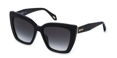 Just Cavalli Sjc174 0700 Women's Sunglasses Black Size 56