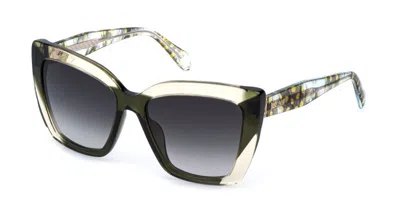 Just Cavalli Sjc174v 0846 Occhiali Da Sole Gialli Per Donna In Black