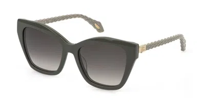 Just Cavalli Sjc175 06nt Occhiali Da Sole Verdi Per Donna