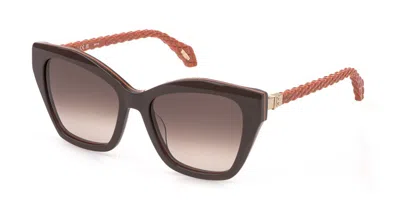 Just Cavalli Sjc175 06u2 Occhiali Da Sole Marroni Per Donna