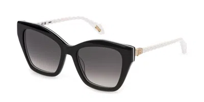 Just Cavalli Sjc175 09h9 Occhiali Da Sole Neri Per Donna