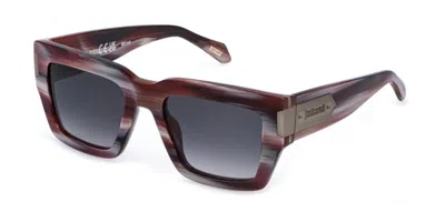 Just Cavalli Sjc177 0ars Women's Sunglasses Red Size 52 In Multi