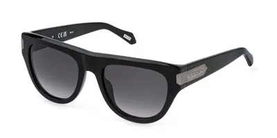 Just Cavalli Sjc178 0700 Occhiali Da Sole Neri Per Donna In Black
