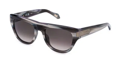 Just Cavalli Sjc178 092n Occhiali Da Sole Marroni Per Donna In Gray