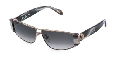 Just Cavalli Sjc179 0s92 Occhiali Da Sole Marroni Per Donna In Gray
