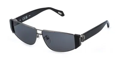 Just Cavalli Sjc179 P8af Occhiali Da Sole Argentati Per Donna In Gray