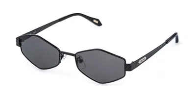 Just Cavalli Sjc180 08fh Occhiali Da Sole Neri Per Donna In Black