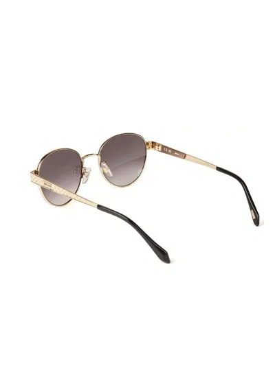 Just Cavalli Sjc181 Polished Rose Gold Metal Sunglasses In Multi