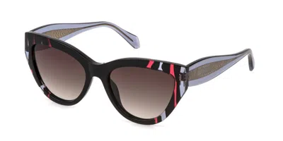 Just Cavalli Sjc193v 700y Occhiali Da Sole Neri Per Donna