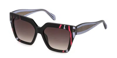 Just Cavalli Sjc194v 700y Occhiali Da Sole Neri Per Donna