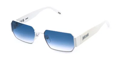 Just Cavalli Sjc199 0280 Occhiali Da Sole Bianchi Per Donna In White
