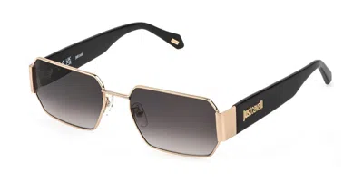 Just Cavalli Sjc199 0300 Occhiali Da Sole Oro Per Donna In Gold