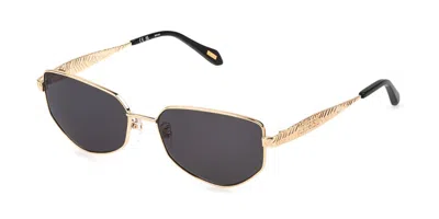 Just Cavalli Sjc200 0300 Occhiali Da Sole Oro Per Donna In Gold