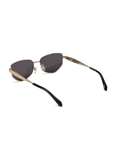 Just Cavalli Sjc200 Stainless Steel Cat-eye Sunglasses In Multi