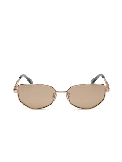 Just Cavalli Sjc200 Stainless Steel Sunglasses In Multi