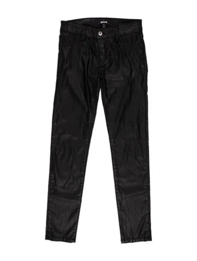Pre-owned Just Cavalli Skinny Leg Pants In Black