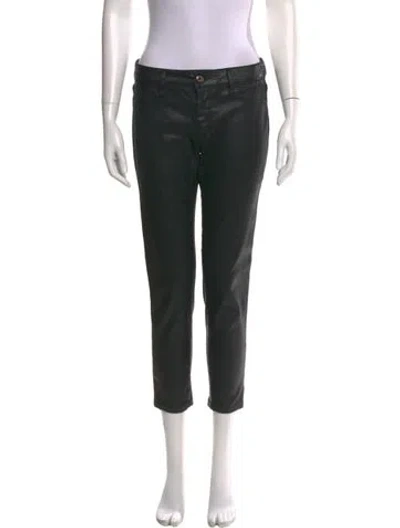 Pre-owned Just Cavalli Skinny Leg Pants In Black