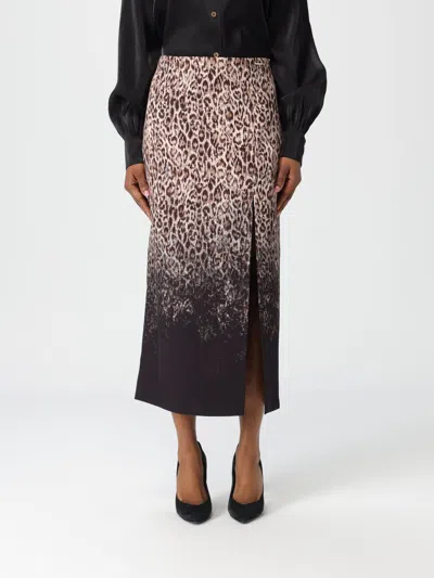 Just Cavalli Skirt  Woman Color Beige In Brown