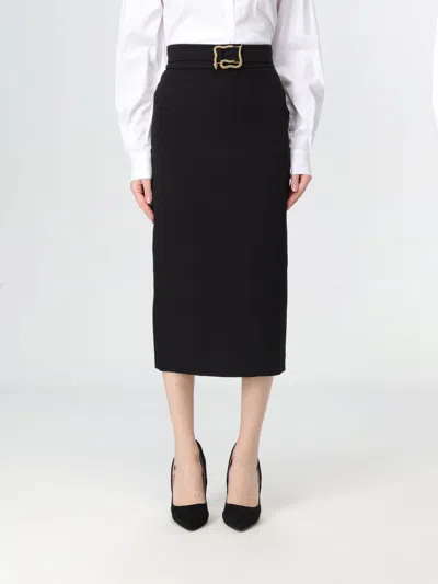 Just Cavalli Skirt  Woman Color Black In Schwarz
