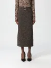 Just Cavalli Skirt  Woman Color Brown In Brown