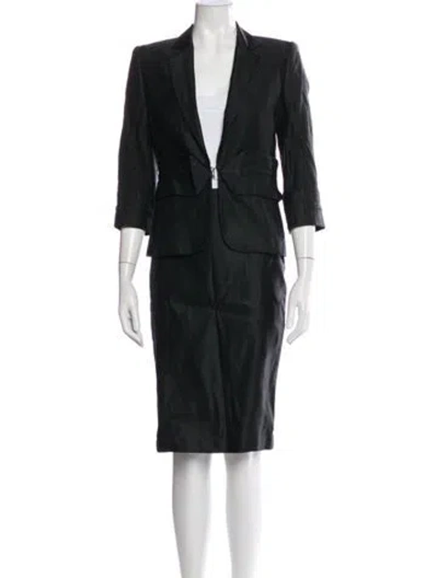 Pre-owned Just Cavalli Skirt Suit In Black
