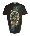 Just Cavalli Skull Printed Short-sleeved T-shirt In Black