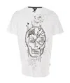 Just Cavalli Skull Printed Short-sleeved T-shirt In White