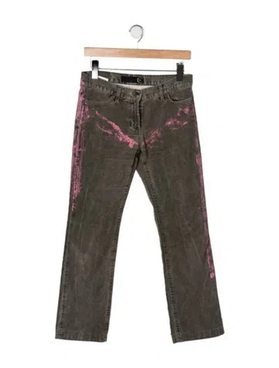 Pre-owned Just Cavalli Slim Fit Jeans In Green