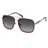 Just Cavalli Smoke Gradient Navigator Unisex Sunglasses Sjc030v 09jc 58 In Brown