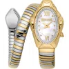 Just Cavalli Snake Bracelet Strap Watch, 25mm X 39mm In Multi