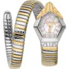 Just Cavalli Snake Bracelet Watch, 23mm X 32.5mm In Multi