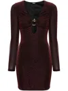 Just Cavalli Fitted Minidress In Black