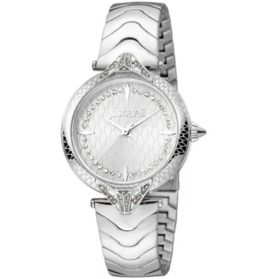 Just Cavalli Women's Snake Silver Dial Watch