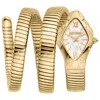 Just Cavalli Snake Women's Watch In Gold