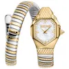 Just Cavalli Snake Women's Watch In Gold