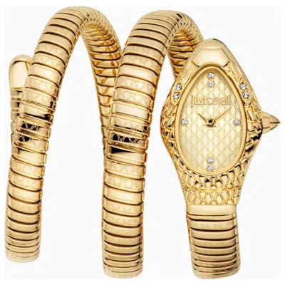Just Cavalli Snake Women's Watch In Black