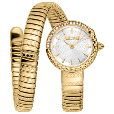 Just Cavalli Snake Women's Watch In Gold