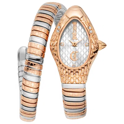 Just Cavalli Snake Women's Watch In Gold