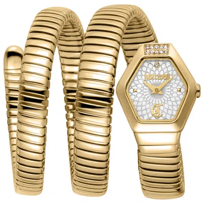 Just Cavalli Snake Women's Watch In Gold