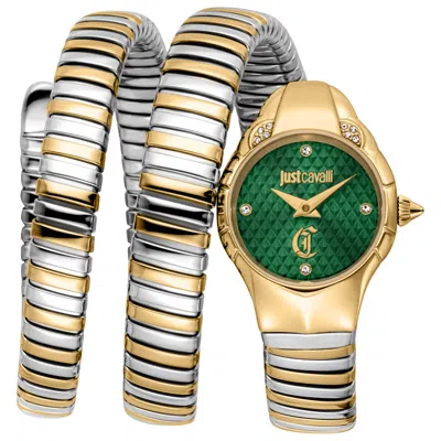 Just Cavalli Snake Women's Watch In Transparent