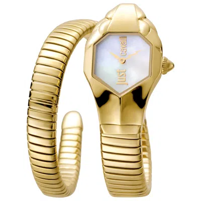 Just Cavalli Snake Women's Watch In Yellow
