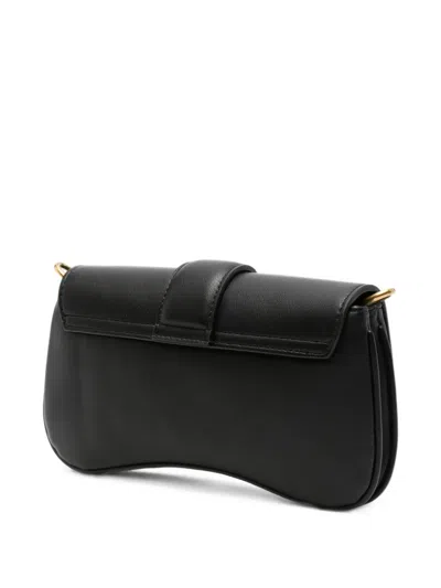 Just Cavalli Snake-plaque Clutch Bag In Black