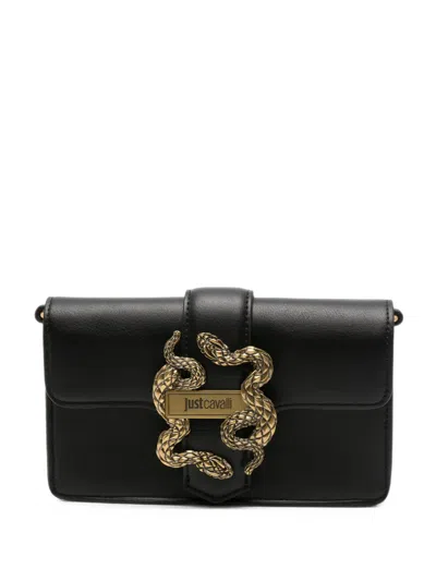 Just Cavalli Snake-plaque Mini Bag In Red