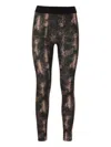 Just Cavalli Snakeskin-print Leggings In Animal Print
