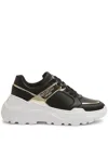 Just Cavalli Stylish Black Sneakers With Premium Materials And Elegant Detailing In Black